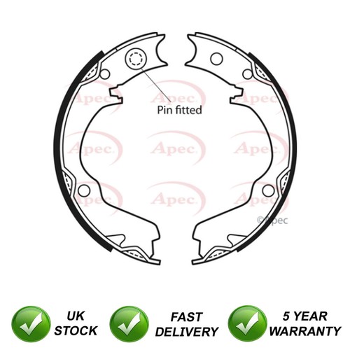 Hand brake shoes set rear - hand,