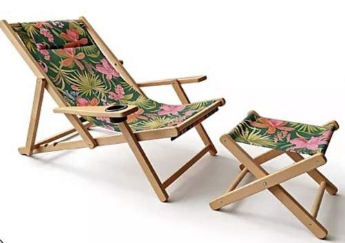 Garden deck chair adjustable - garden,