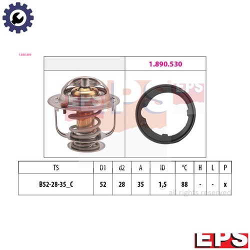 Thermostat coolant 880 489 - thermostat,