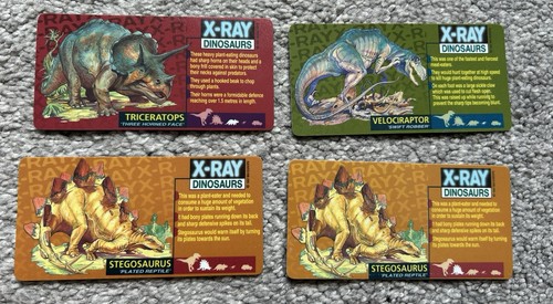 Shreddies ray dinosaurs set - shreddies, x-ray