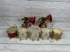 Vintage Christmas Drum & Bell