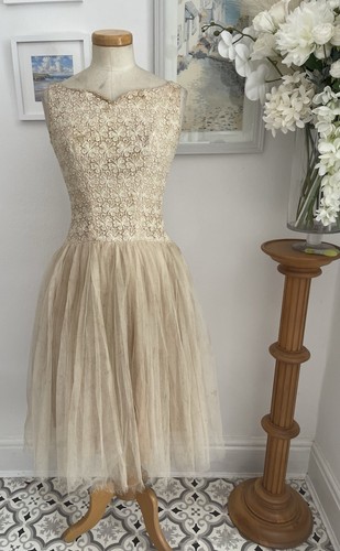 Vintage 50s ballerina dress - vintage,