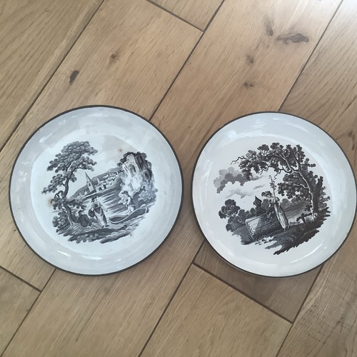 Pair antique english pearlware - antique,