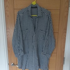 ZARA oversized checked Tunic top Size EXTRA LARGE
