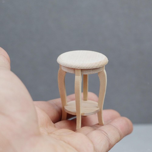 Dollhouse wooden chair - wooden,