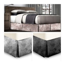 Crushed velvet bed wrap - bed,