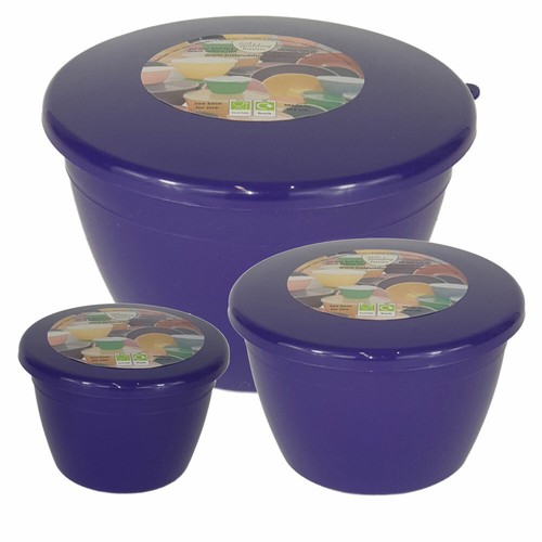 Just pudding basins with lids - pudding,