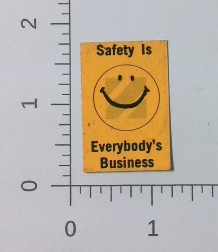 Vintage work safety - safety, is