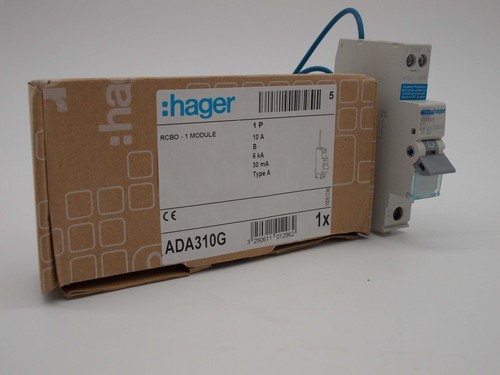 Hager rcbo amp 30ma type - rcbo,