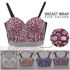 Pearl Corset Bustier Bra Crop