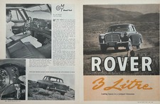 1962 Road Test Rover  3 Litre