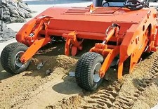 Beach sand cleaner attachment