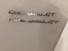 Alfa Romeo Guilia Sprint GT 2 Chrome Badges - 1 NEW 1 USED