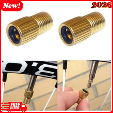 2x Presta to Schrader Valve