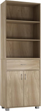 Bookcase 5 Tier Drawer Door