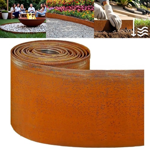 Flexible metal garden border - flexible,