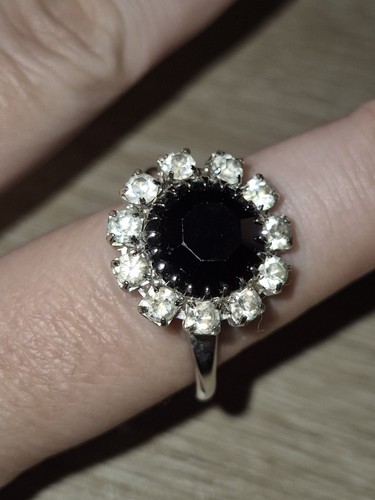 Vintage silver tone black - vintage,