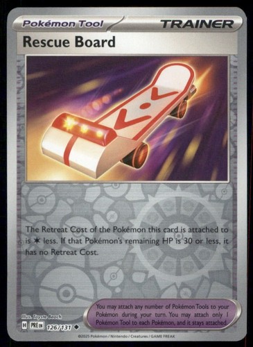 Rescue board reverse holo 126 - reverse,