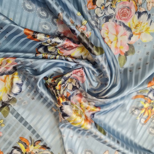 Floral paisley butterfly silk - floral,