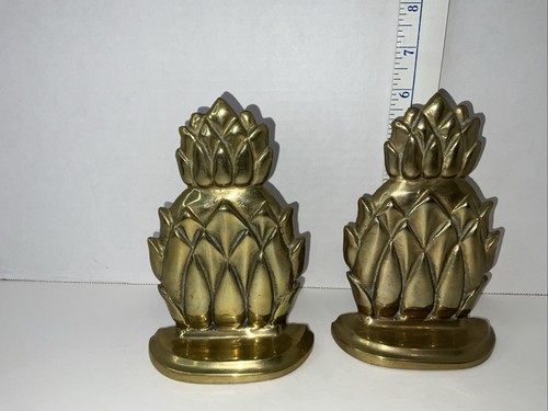 Vintage solid brass pineapple - vintage,