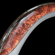 Wood Grain Leather Car