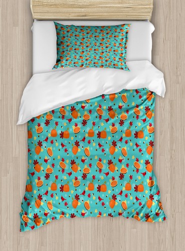 Autumn pumpkin duvet - pumpkin, cover