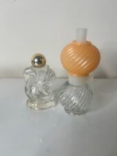 2x Vintage Avon glass perfume
