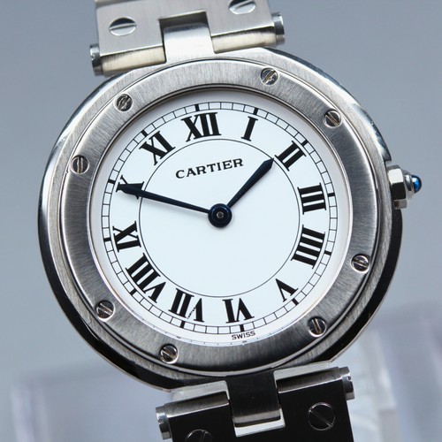 Vintage cartier santos round - vintage,