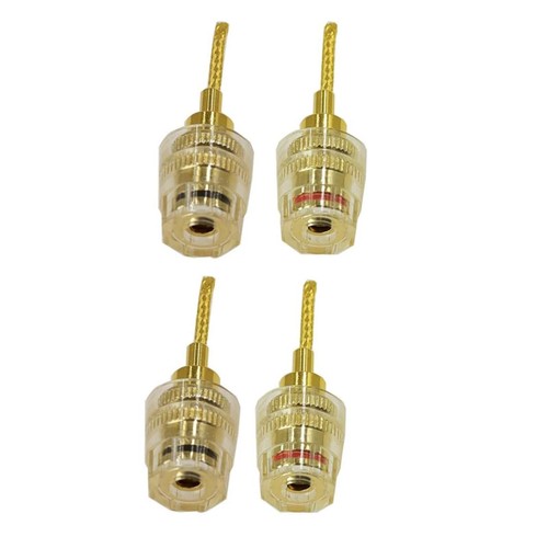 Replacement 4mm hifi cable - 4*,