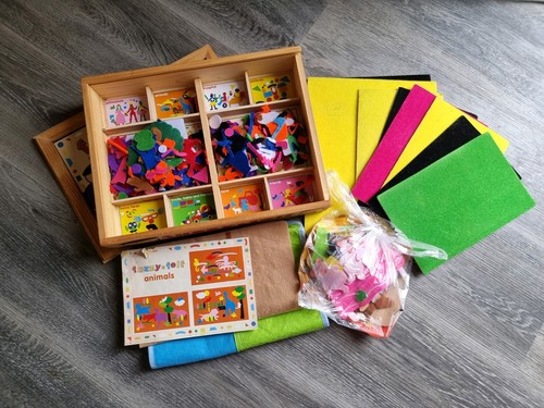 Fuzzy felt deluxe wooden - felt,