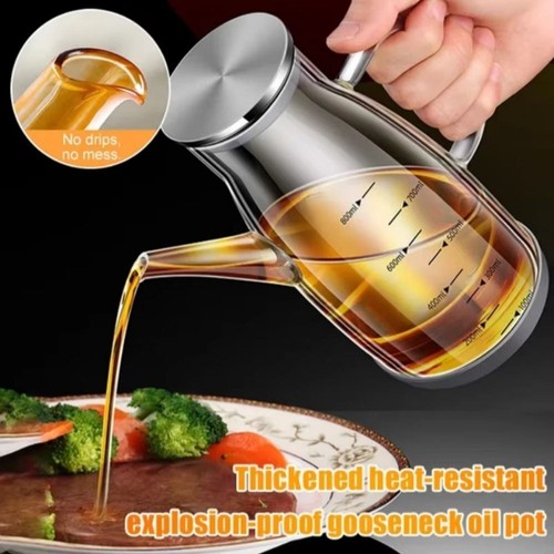 Oil dispenser glass bottle - oil,