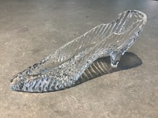 Vintage Royal Brierley Crystal Cinderella Cut Glass Slipper Shoe