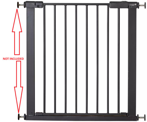 Cuggl safety gate - safety, grey