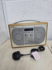 Pure Evoke 2S Radio DAB/FM Digital Radio Portable Wood Surround *READ*