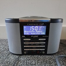 Pure Chronos CD DAB/FM/Alarm Clock/Radio With Remote and Mains Lead CD DAB Fault