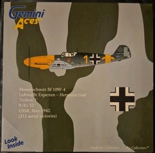 GALFT3005 Gemini Aces Messerschmitt Bf 109F-4 Luftwaffe Experten Hermann Graff