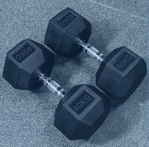 Hex dumbbells pair 40kg - pair, x
