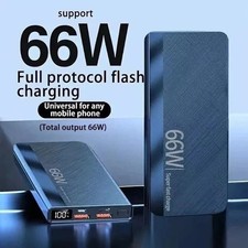 Power Bank 9000000mAh Portable 66W USB Fast Phone Charger Battery Universal