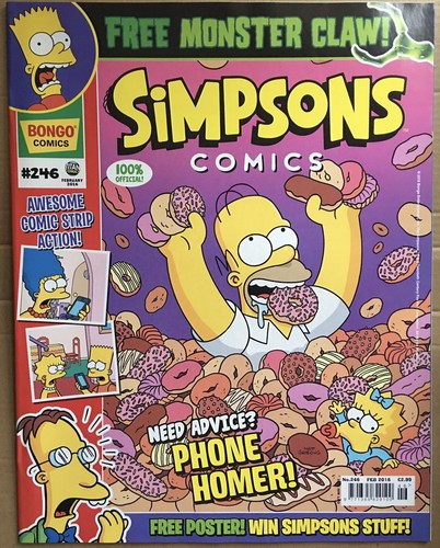Simpsons 246 bongo - bongo, comics