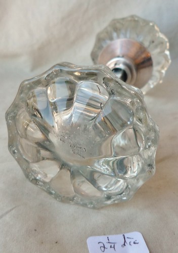 Door knobs pointed nickel - knobs, 12