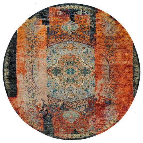 X12 orange ancient - 12'1"x12'1",