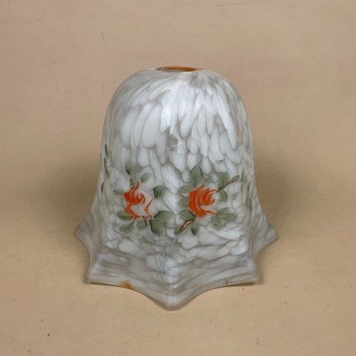 Hand painted glass lamp - painted,