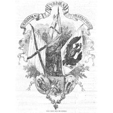 CRIMEAN WAR Flags taken from