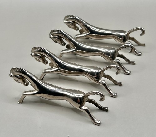French silver plated horse - x, silver-plated