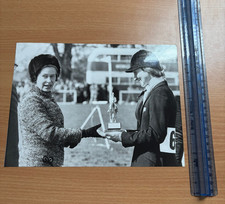 An original TV Times publicity print of Lucinda Green and Queen Elizabeth II.