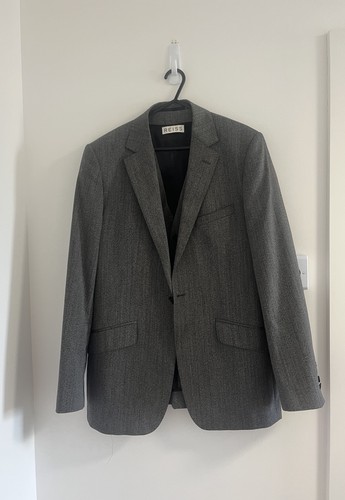 Mens reiss grey fleck wool - reiss,