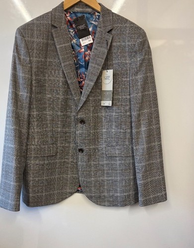 Bnwt men next grey check - bnwt,