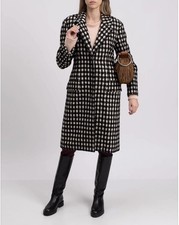 Chloé Bouclé Wool Coat Black