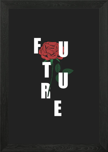 Future word framed wall art - word,