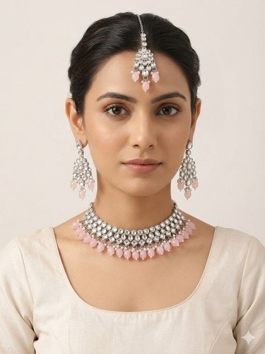 Pink silver indian bollywood - silver,